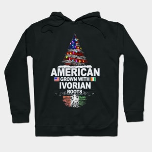 Christmas Tree  American Grown With Ivorian Roots - Gift for Ivorian From Ivory Coast Hoodie